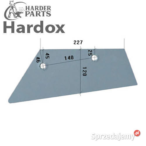 Lemiesz 300hektarów HARDOX 702123L części do podlaskie Suwałki