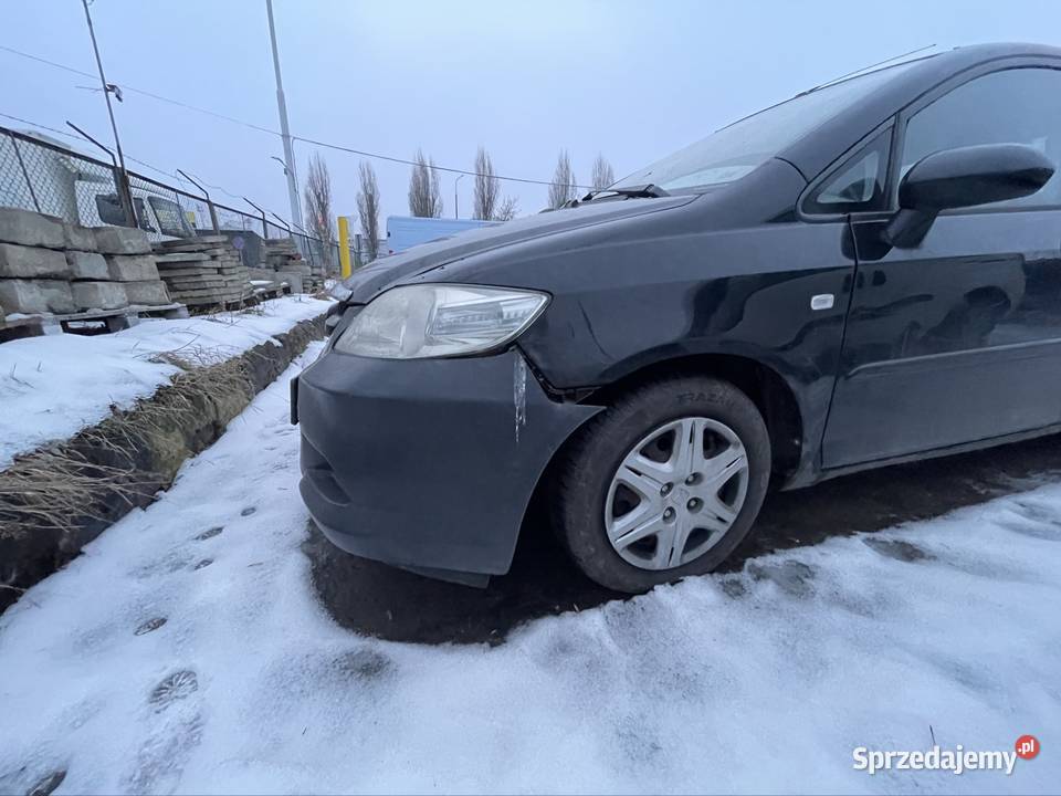 Honda City 2007 benzyna uszkodzona jeżdżąca elektryczne szyby Gostkowo