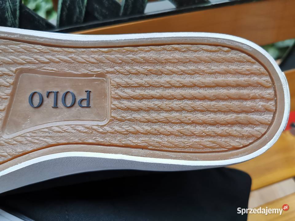 Nowe Trampki RALPH LAUREN 44 Świetne tkanina Sportowe łódzkie Łódź