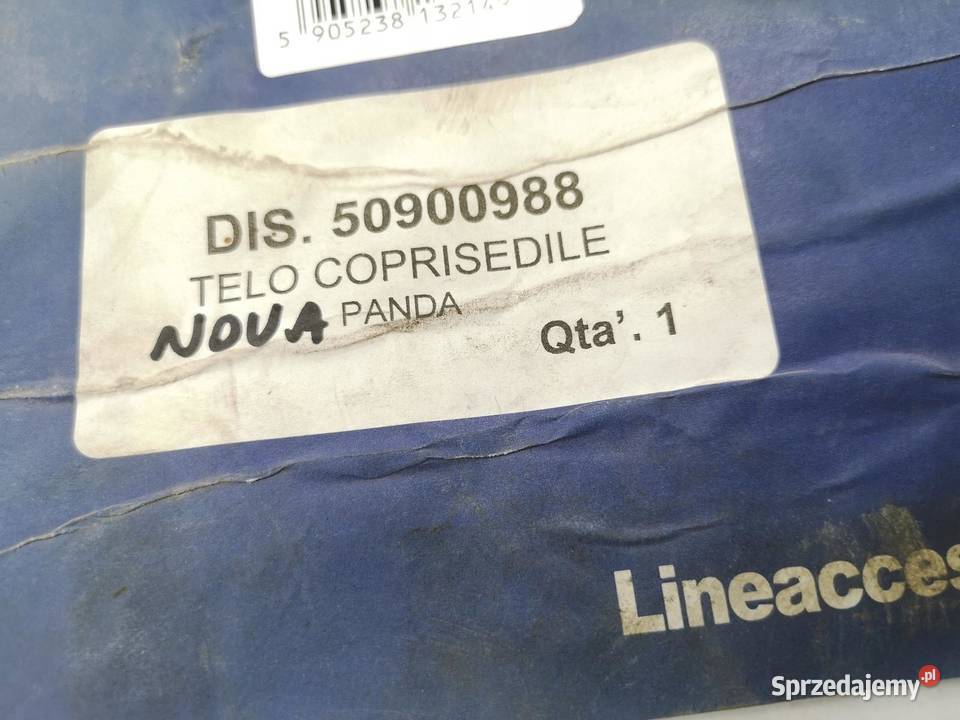 POKROWIEC SIEDZENIA TYLNEGO FIAT PANDA I 1