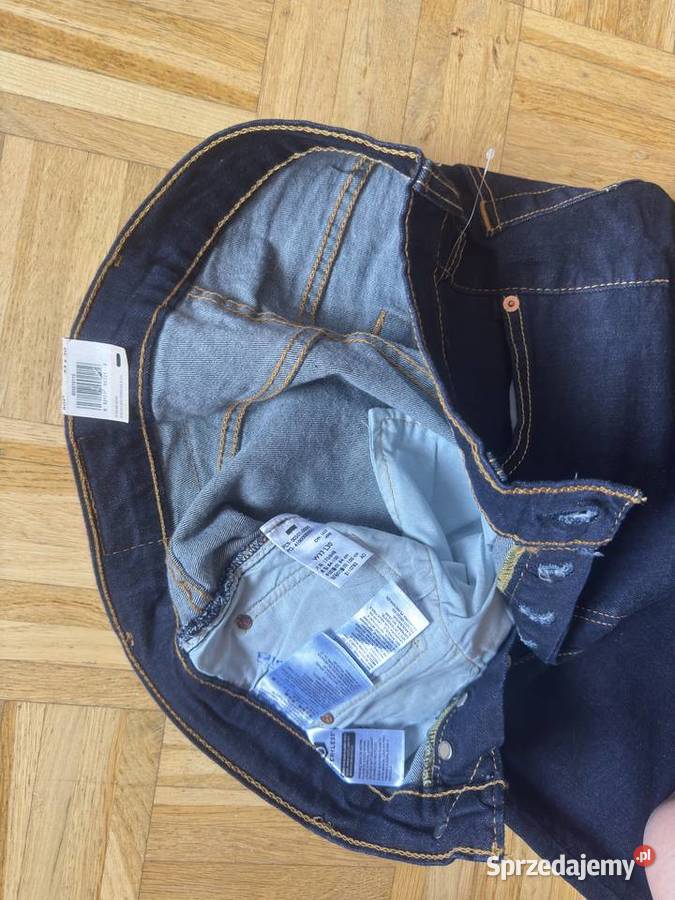 Nowe oryginalne spodnie Levis 501 CAT i Wrangler