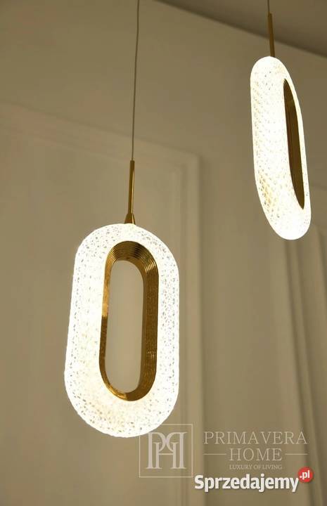 Żyrandol nowoczesny lampa wisząca glamour złota Warszawa