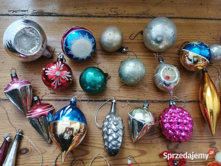 Bombki PRL MIX 42 sztuki Lębork sprzedam