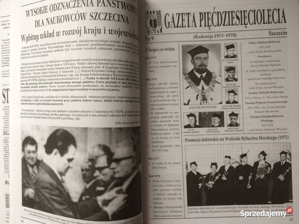 3292 WSR AR W Szczecinie 1954 2004 Szczecin sprzedam