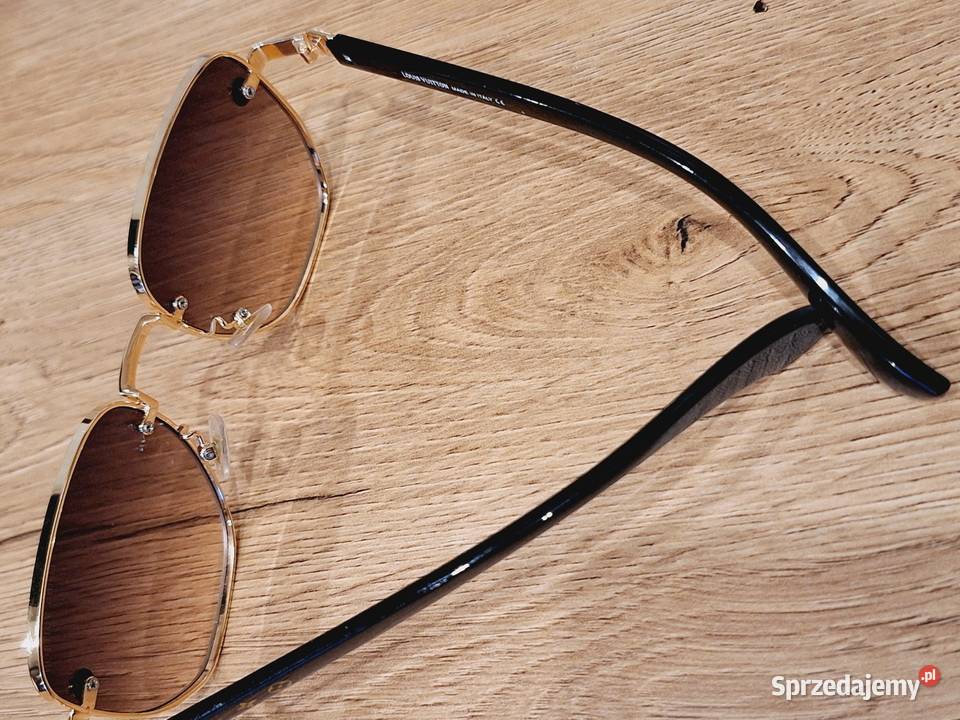 LV Okulary przeciwsłoneczne cieniowane nowe Okulary Braniewo sprzedam
