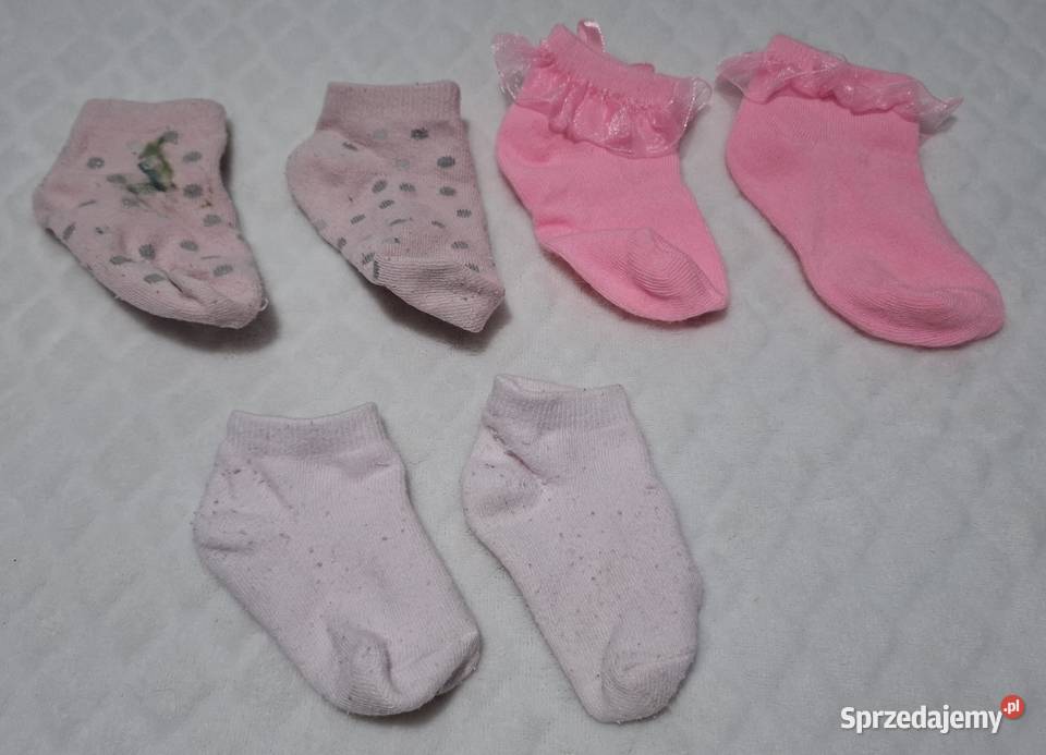 Skarpety dziecięce dziewczęce różowe mix 48 lat Bielizna Czeladź