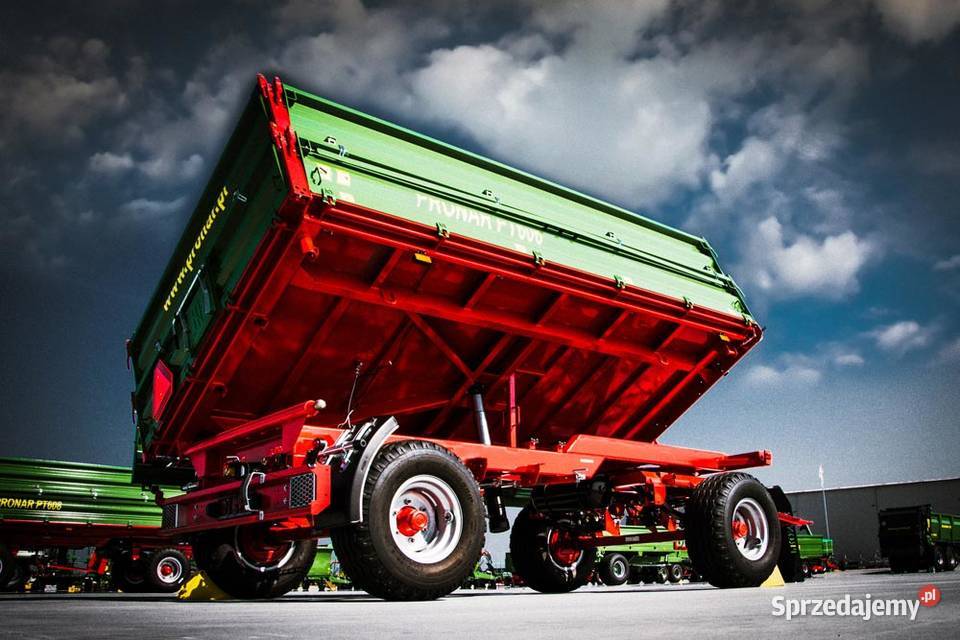 Przyczepa PRONAR PT606 SZER PALETOWA nieuszkodzony Łęczyca