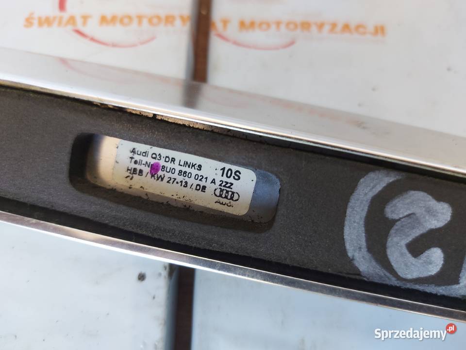 AUDI Q3 I 13r reling dachowy lewy 8U0860021A osobowe Relingi dachowe świętokrzyskie Kielce