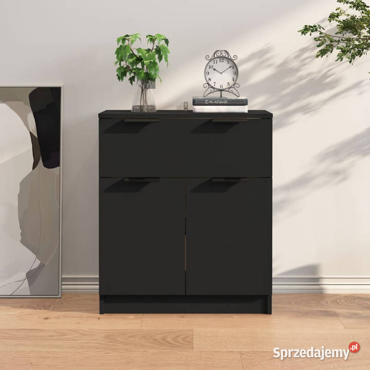 Szafka czarna 60x30x70 materiał drewnopochodny Warszawa