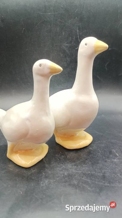 Para ptaki ceramiczne gęsi Szwecja lubelskie Zamość sprzedam