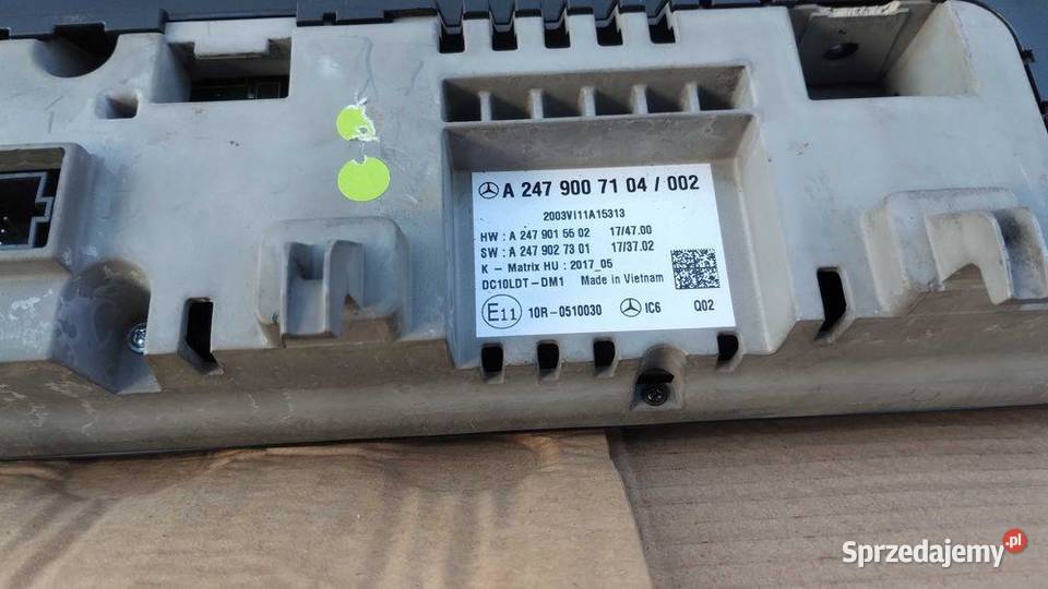 Wyświetlacz Licznik Mercedes LCD W177 A Klasa