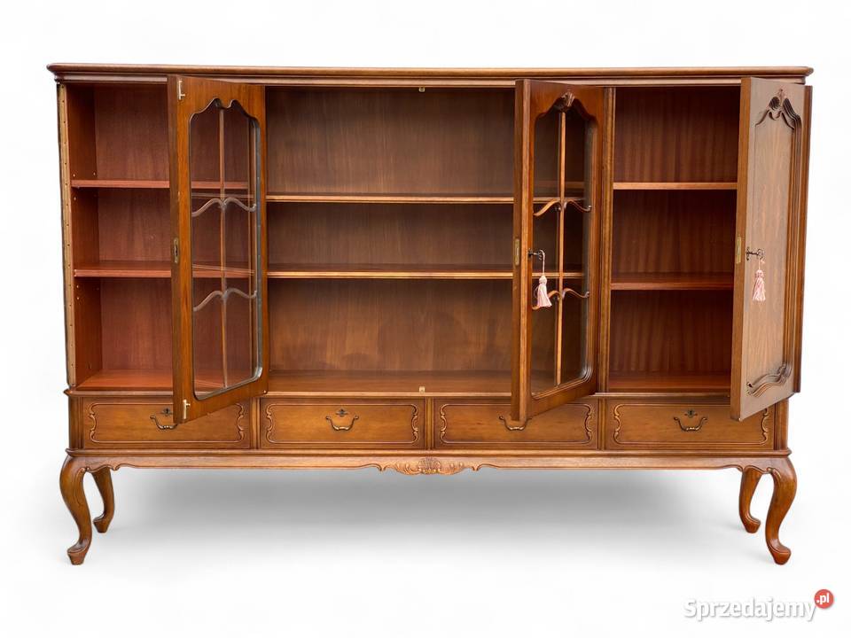 Biblioteczka z witryną w stylu ludwikowskim Gryfice