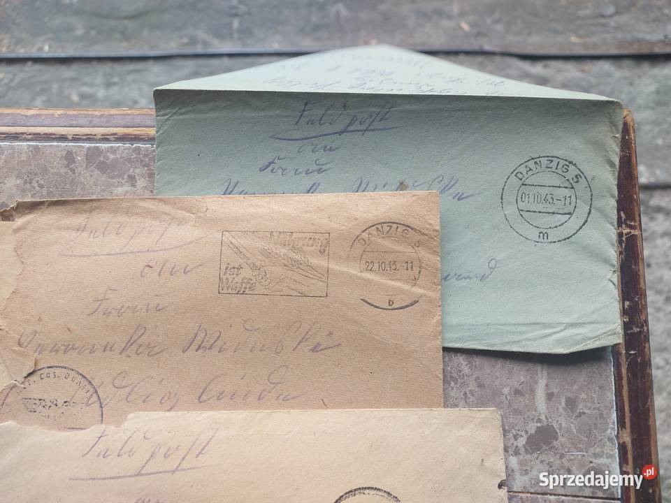 Zestaw 23 listy 2WŚ 194344r Neustettin Danzig pomorskie Tczew
