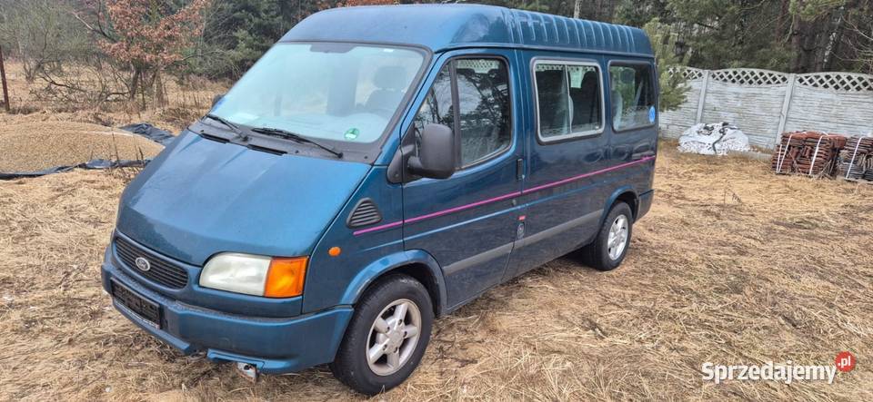 Ford Transit euroline karman 20 16v benzyna 115 niebieski Transit Pleszew sprzedam