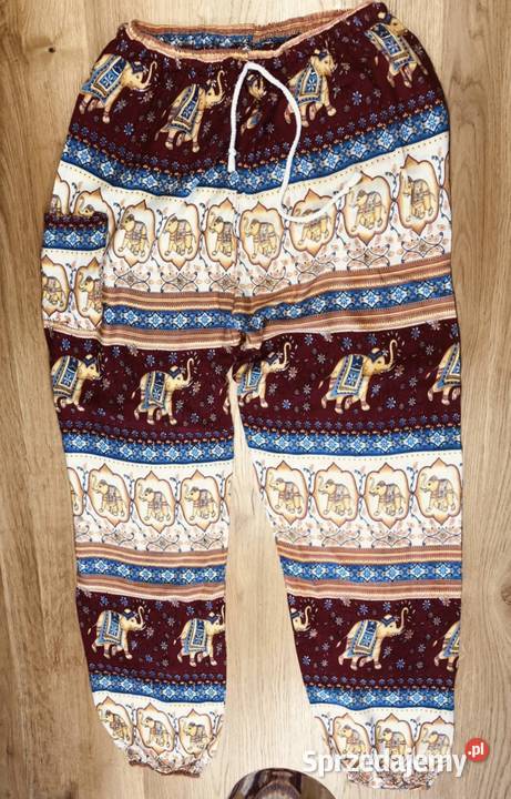 Damskie SPODNIE indyjskie L4012 letnie bawełna lubelskie Lublin