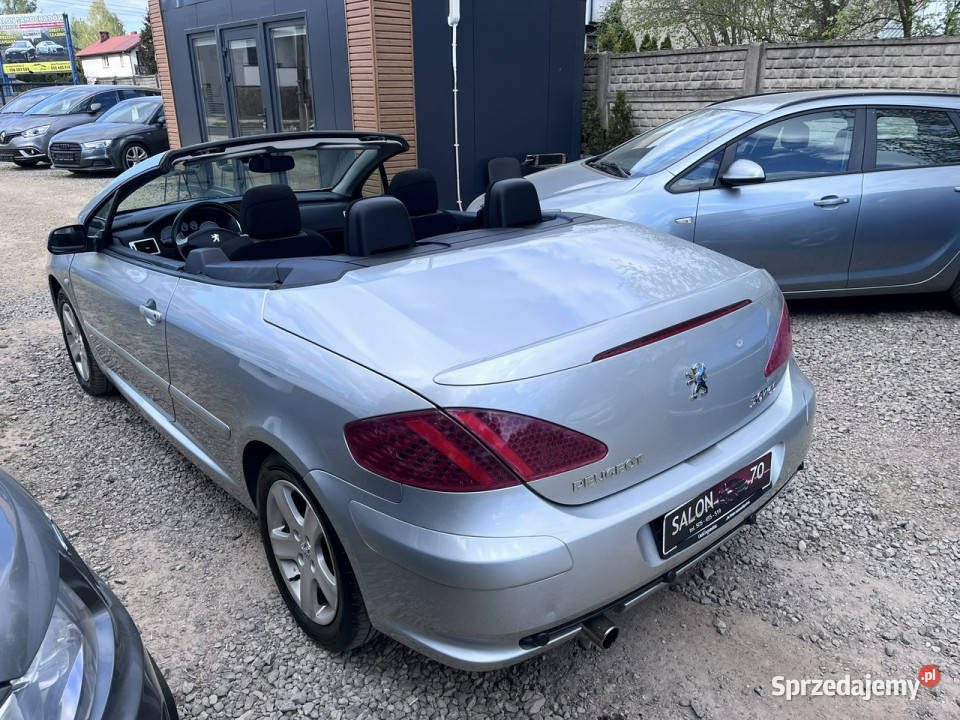 Peugeot 307 CC 20 Klima Alu El szyby KS Serw Bez VAT marża Częstochowa sprzedam