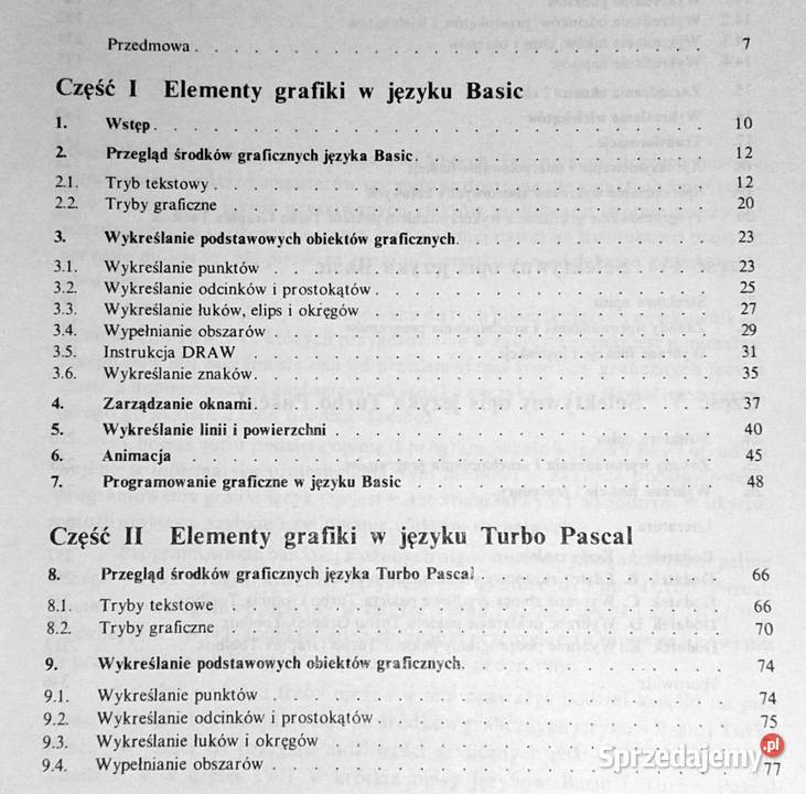 Podstawy grafiki w językach Basic i Turbo Pascal Chełm