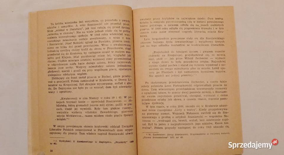 Opracowanie omówienie dramatu DWA TEATRY Jerzego Podręczniki Książki i Podręczniki Oborniki