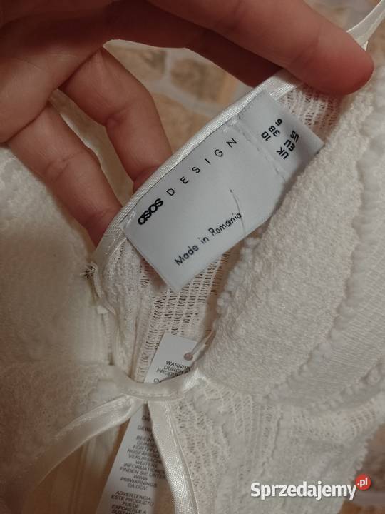 38M ASOS Design Długa bogato zdobiona sukienka z Długość Maxi Kraków
