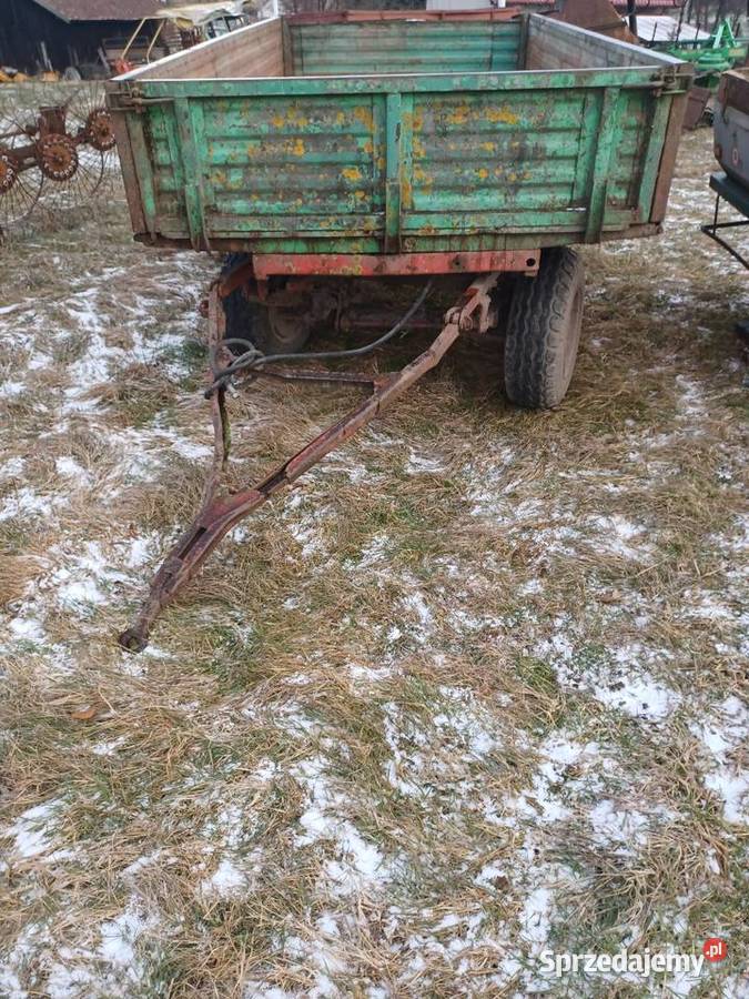 Przyczepa wywrotka kaczka nieuszkodzony Młynary