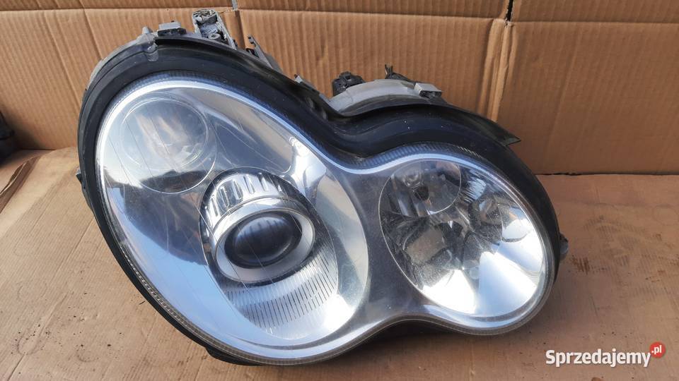 lampa prawa lewa xenon Mercedes c w203 lift Lampy przednie Dębno sprzedam