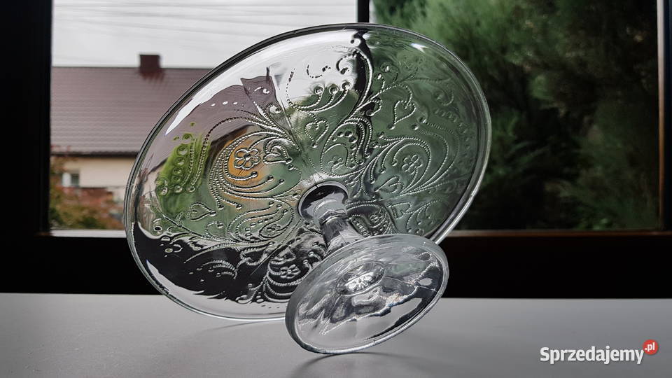 Mała patera tortownica Kaszmir Ząbkowice Dąbrowa Górnicza