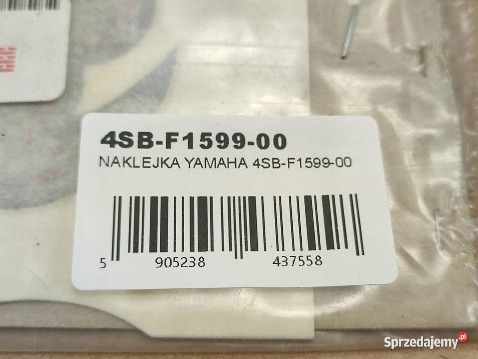 NAKLEJKA NA CZACHĘ YAMAHA CW50RS 1997 4SBF159900 lubelskie sprzedam
