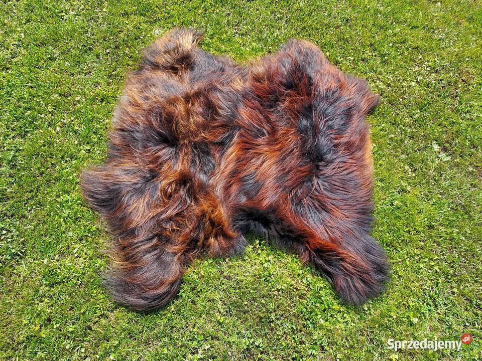 Dywanik Skórzany Dwie Zszywane Skóry Owcze małopolskie Szaflary