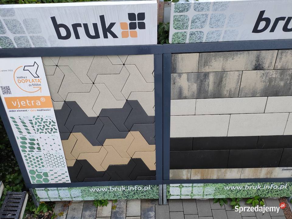 Eko Kostka brukowa już 29 m2 eko bruk vjetra Myślenice