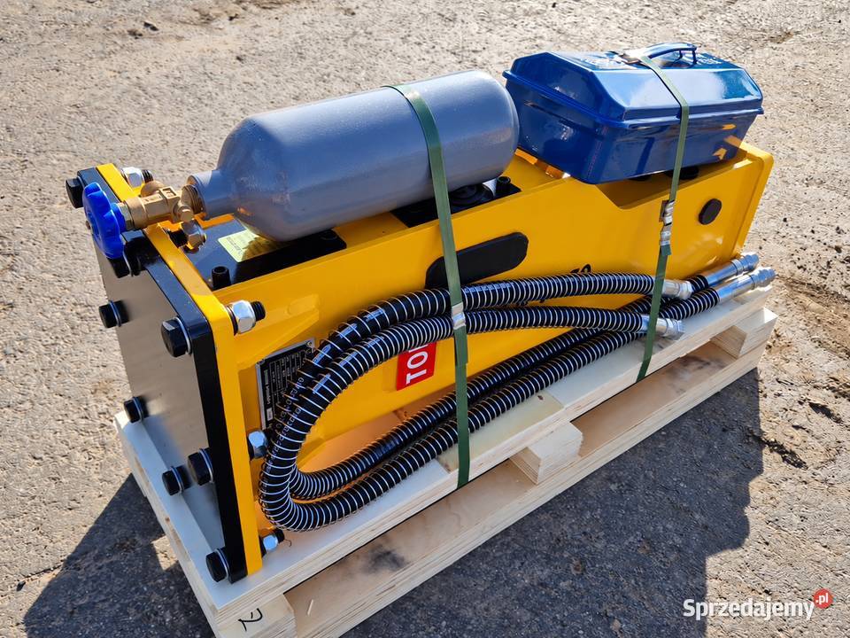 Młot hydrauliczny TOFT 450 NOWY do minikoparki z Mszana Dolna