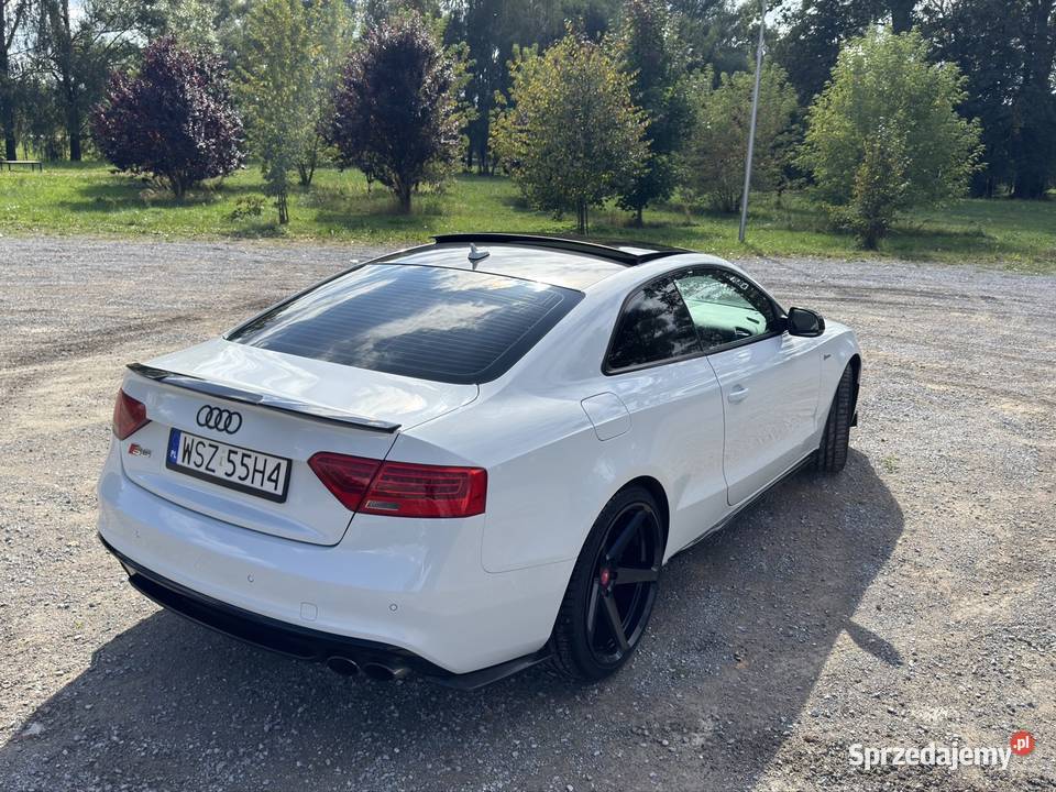 Audi S5 30tfsi 420hp niski przebieg biały Szydłówek