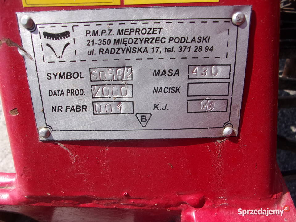 Używany Siewnik Zbożowy S0692 MEPROZET 25 m w Meprozet Maszyny rolnicze Opoczno