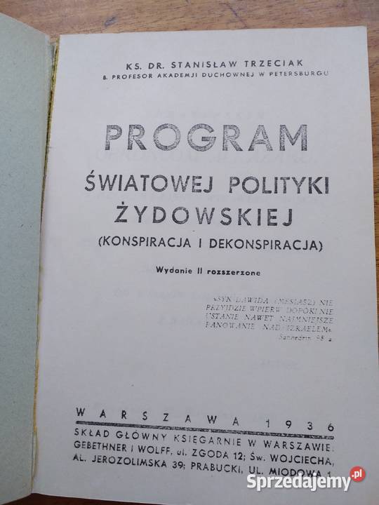 Ks dr Stanisław Trzeciak Program światowej miękka Wrocław