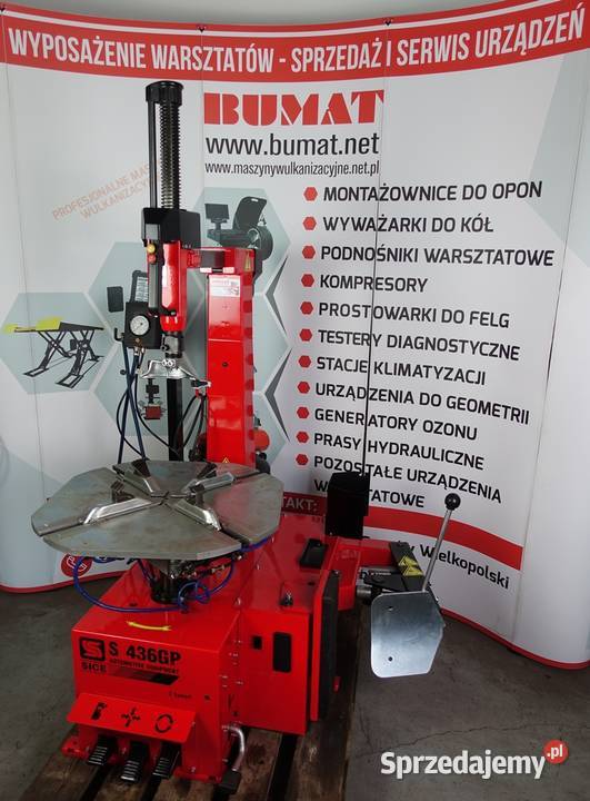 Włoska montażownica do opon Sice S 436 GP 2
