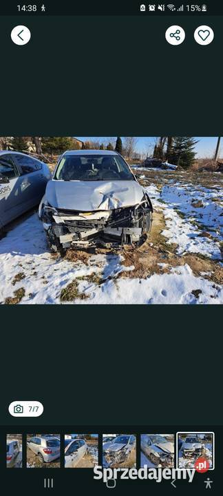 Toyota Auris 1 Hybryda części 1F7 Baryczka