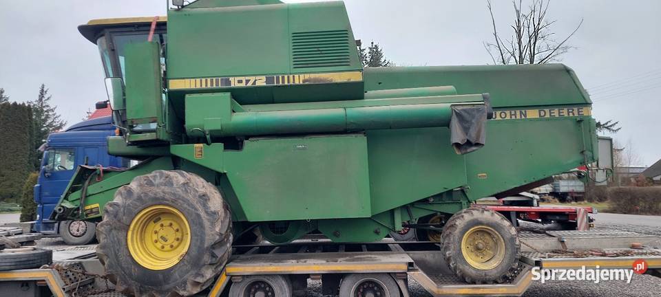 Sprzedam john deer 1072 heder 42 clima Wózek do header'a Zbuczyn