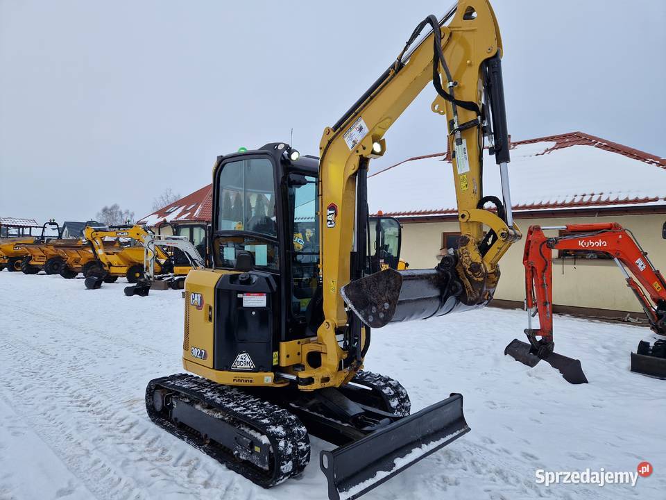 Minikoparka CAT 3027 CR 2021r nowy model 2000mtg Ryżki sprzedam