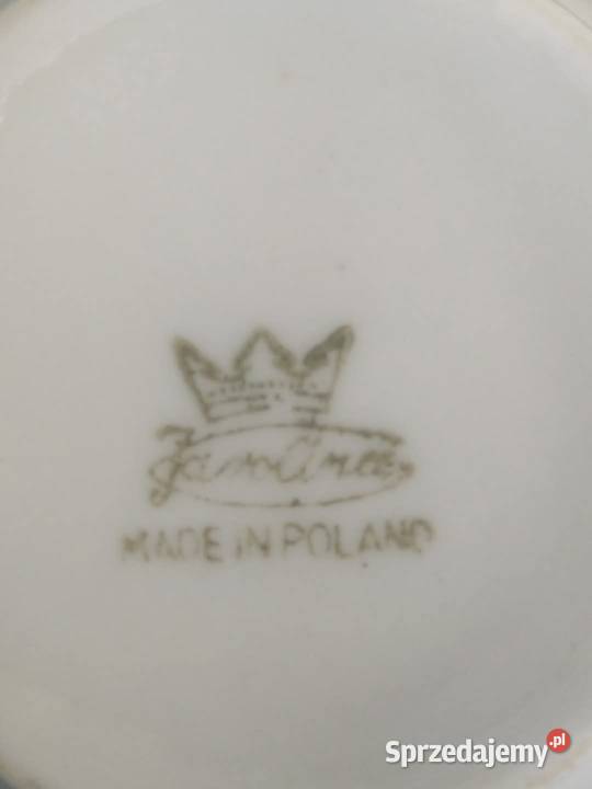 Dwa kubki Porcelanowe Karolina PRL dolnośląskie Wałbrzych