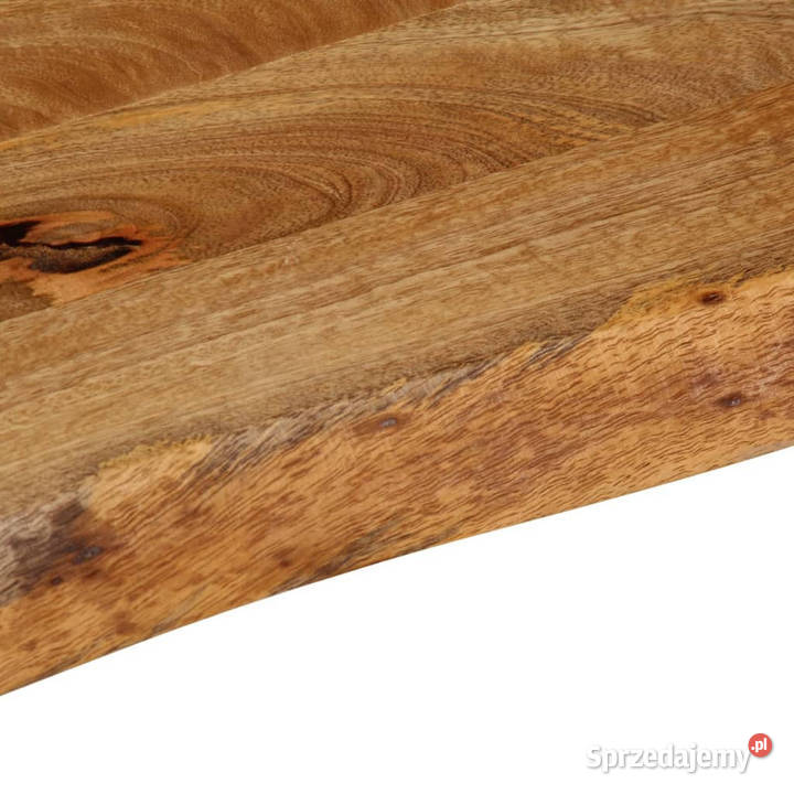 Blat stołu z naturalną krawędzią 50x20x25 drewno