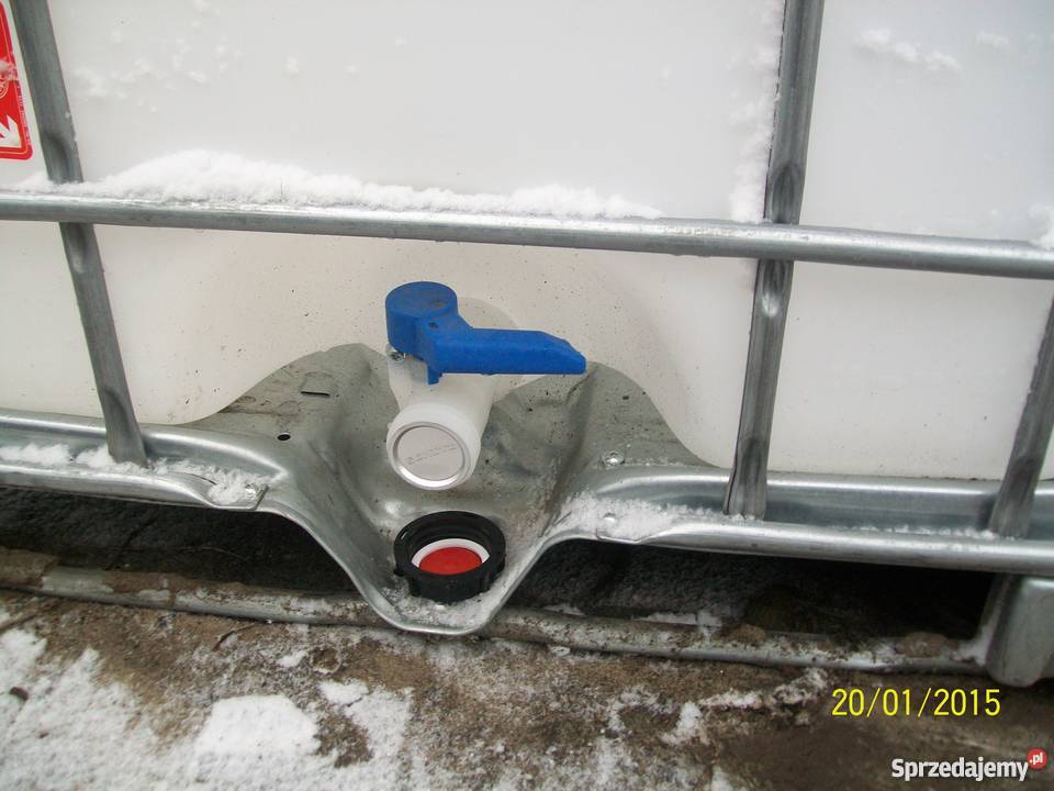 zbiornik 1000l paletopojemnik beczka mauzer Łubianka