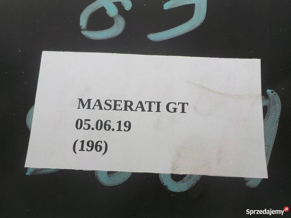 SANKI WÓZEK TYŁ WSPORNIK MASERATI GRANTURISMO Nowy Tomyśl