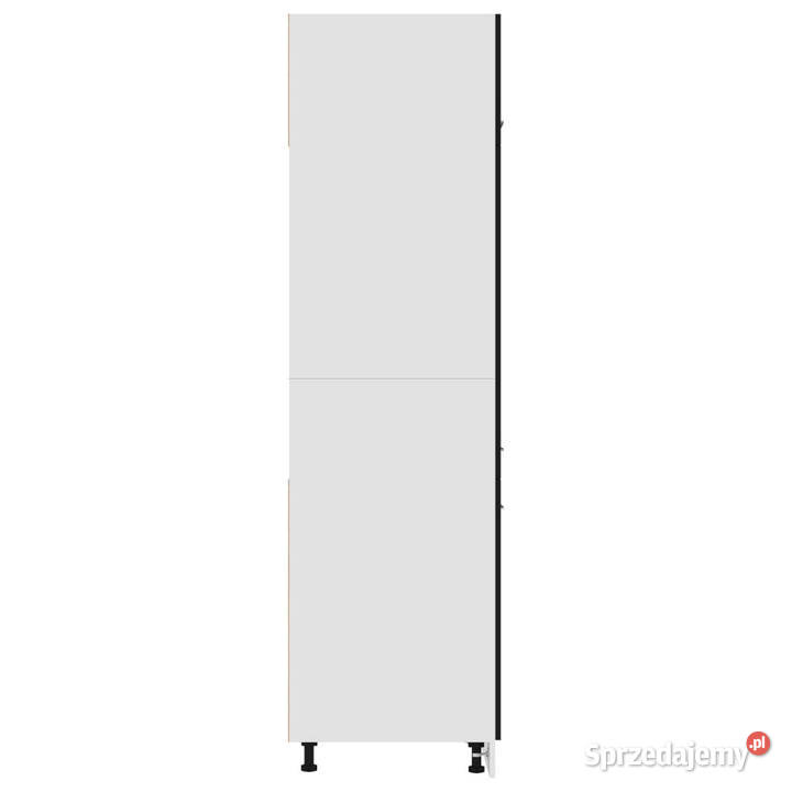 Szafka na lodówkę czarna 60x57x207 materiał Warszawa