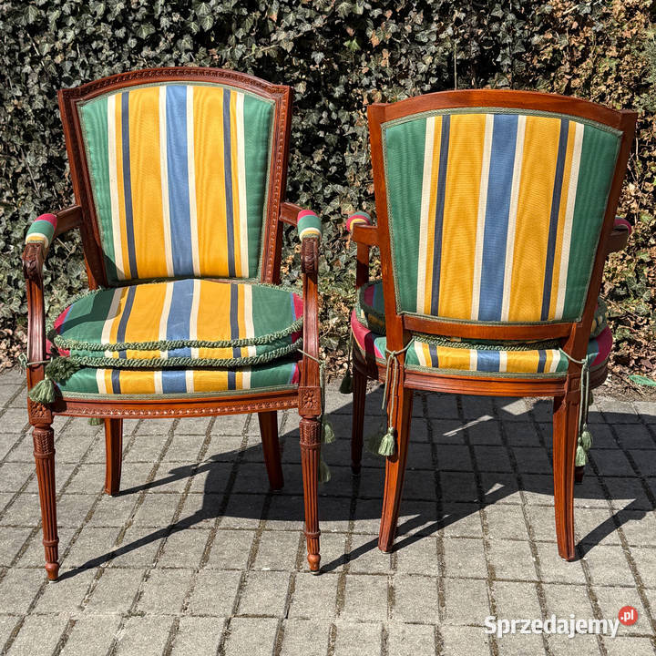 ARTexpert Para Francuskich foteli Ludwik XVI zachodniopomorskie Dobrzany