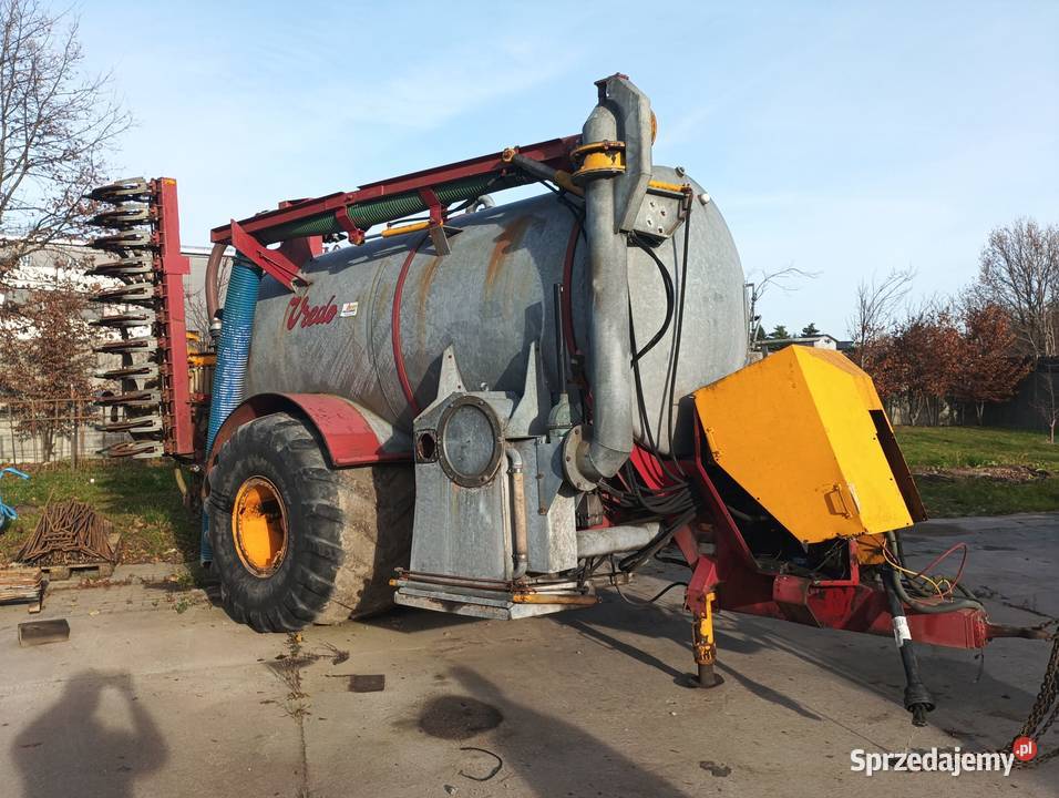 Beczkowóż wóz asenizacyjny Vredo 12000 nieuszkodzony Kiełpino