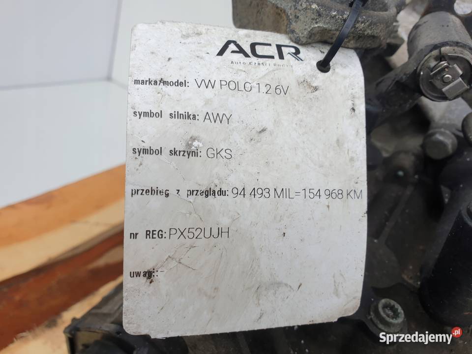 VW Polo IV 12 12V SKRZYNIA BIEGÓW manualna GKS Janów