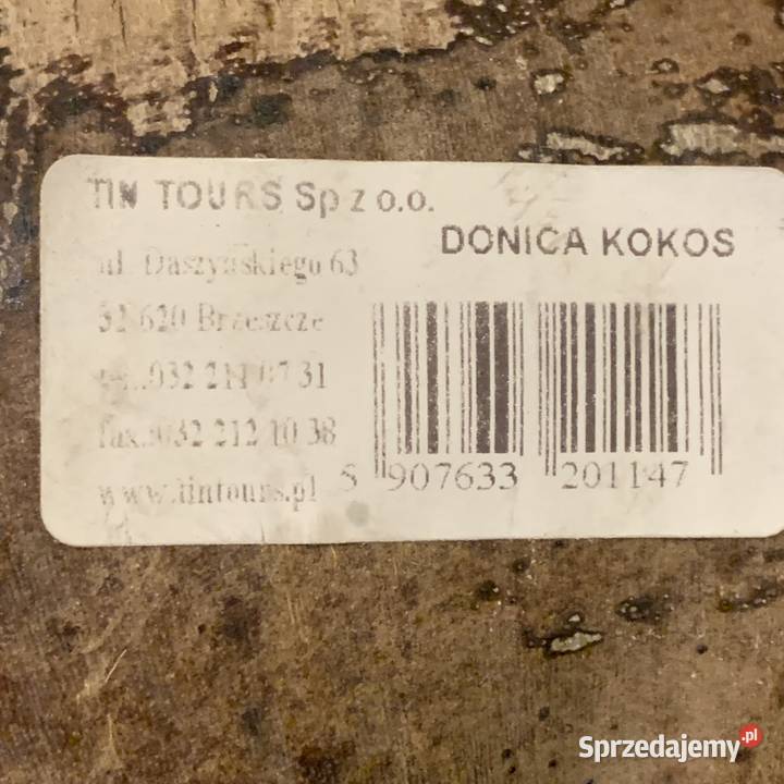 Doniczka z łupiny kokosa małopolskie sprzedam