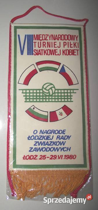 Turniej Piłki Siatkowej Kobiet Łódź 1980 Pozostałe Warszawa