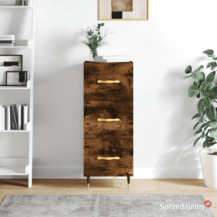 Szafka przydymiony dąb 345x34x90 materiał Warszawa