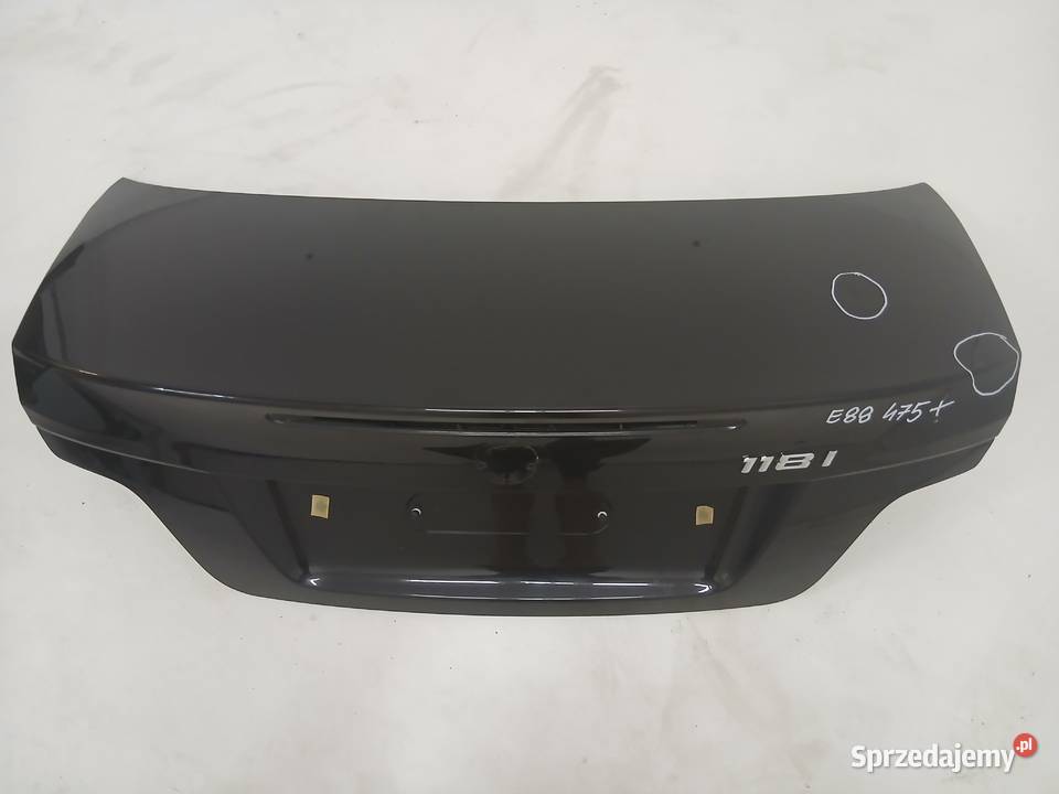 KLAPA BAGAŻNIKA BMW E88 475 BLACK SAPPHIRE lubelskie Strzyżewice