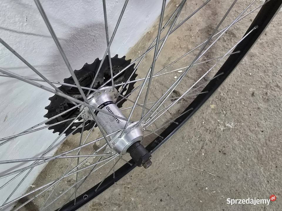 Koło rowerowe aluminiowe z zębatką pomorskie Czarna Woda